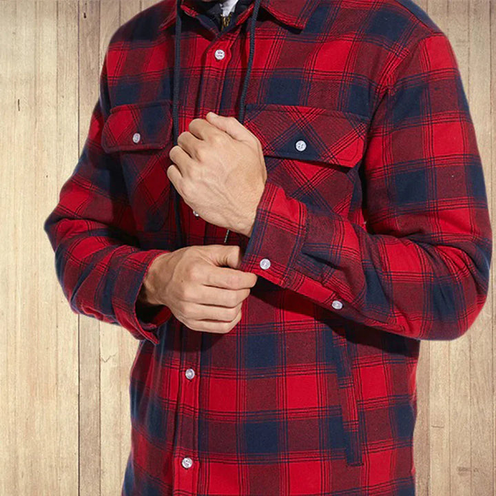 Noel | Checked Hooded Jacket