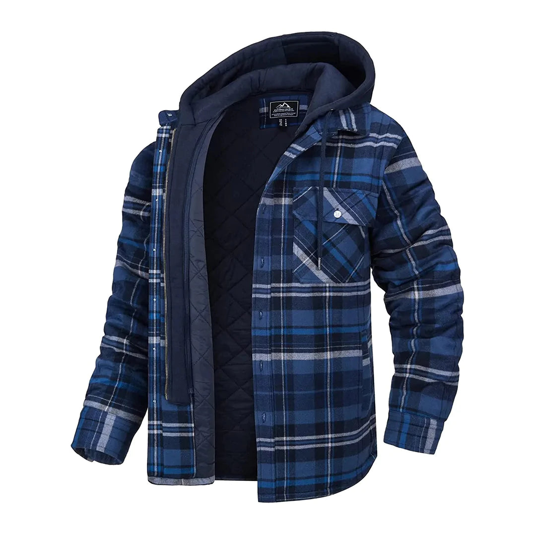 Noel | Checked Hooded Jacket