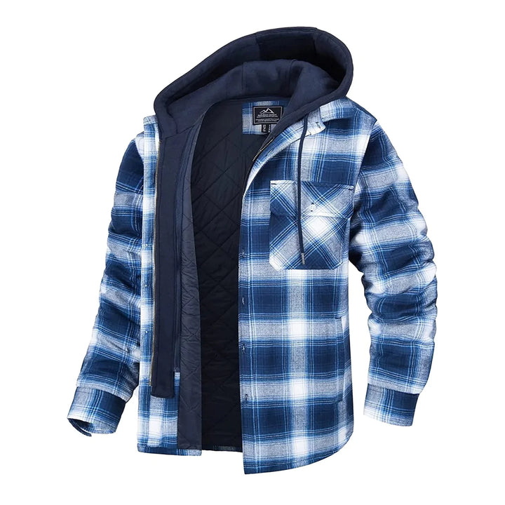 Noel | Checked Hooded Jacket