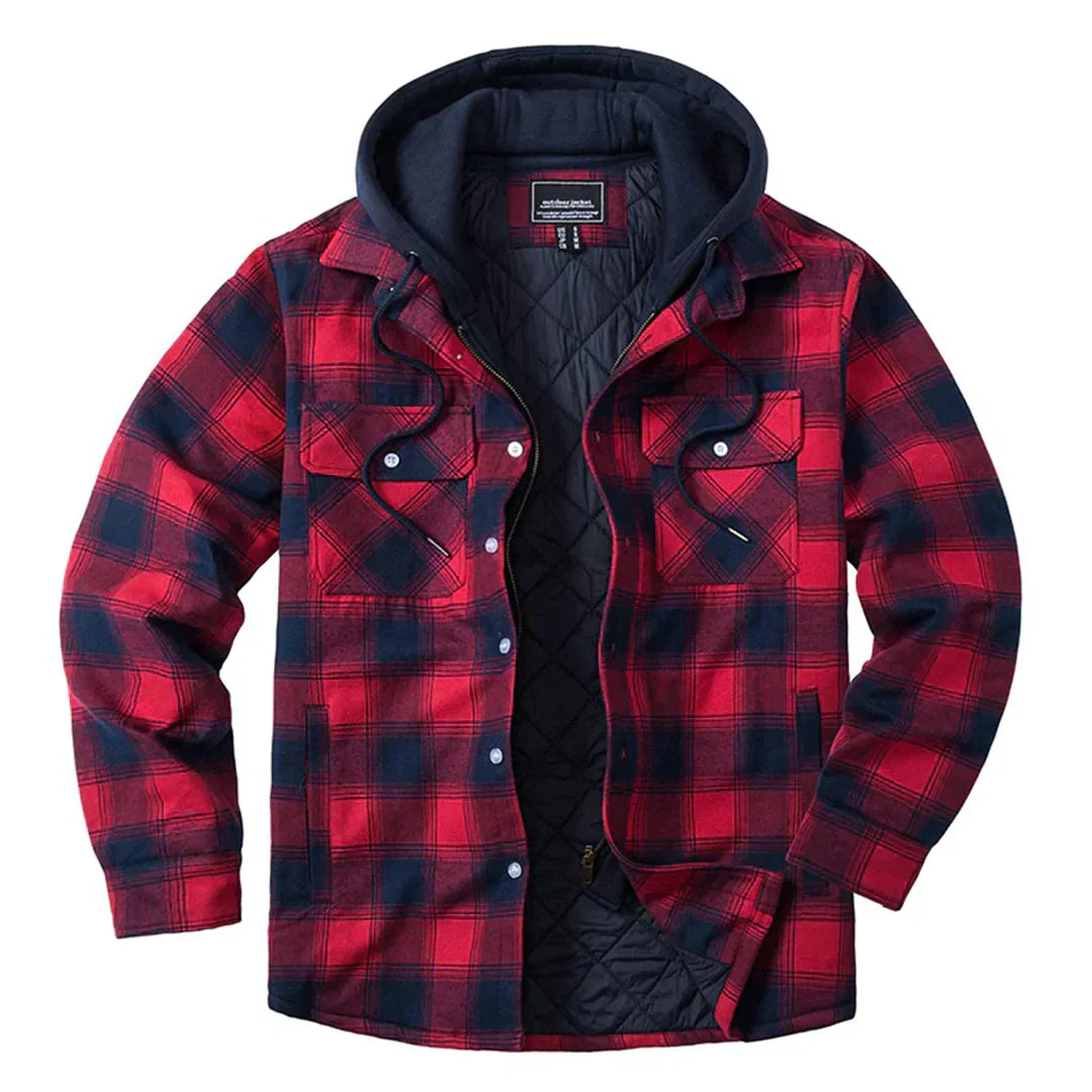 Noel | Checked Hooded Jacket