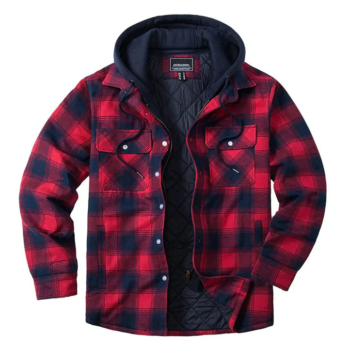 Noel | Checked Hooded Jacket