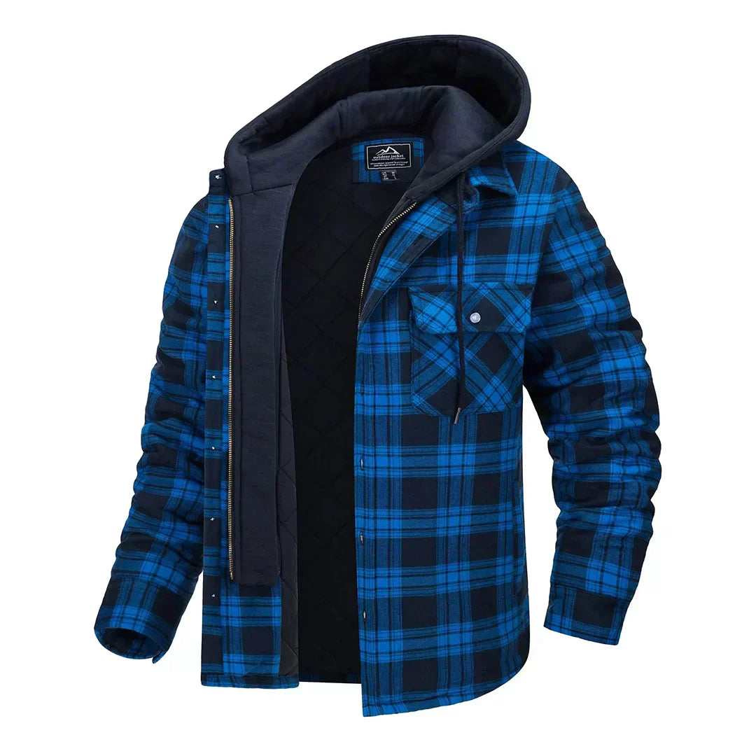 Noel | Checked Hooded Jacket